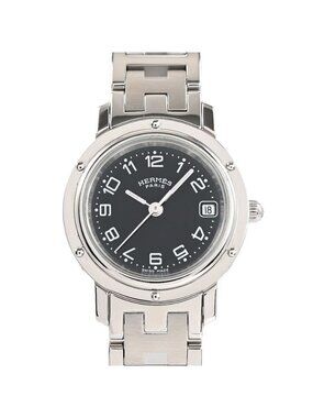 Hermes Watch Clipper Black